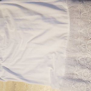 White Lace Slip Dress